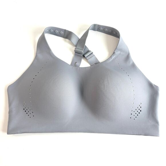 Lululemon AirSupport Sports Bra High Support C-DDD Cups Rhino Grey Vapor Sz 38D - Picture 2 of 7